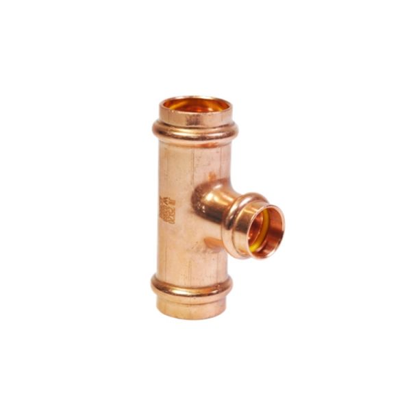 Auspress Copper Press Reducing Branch Tee (Gas) 20mm - 50mm