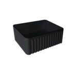 Novi 60 x 46 Black ribbed