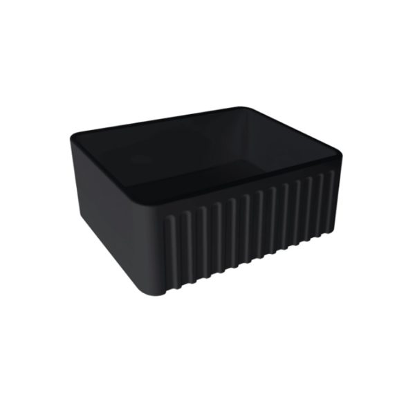 Novi 60 x 46 Black ribbed