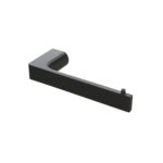 gloss toilet roll holder matte black