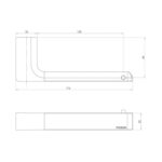 gloss toilet roll holder spec