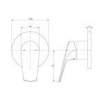 ivy mk2 shower wall mixer spec