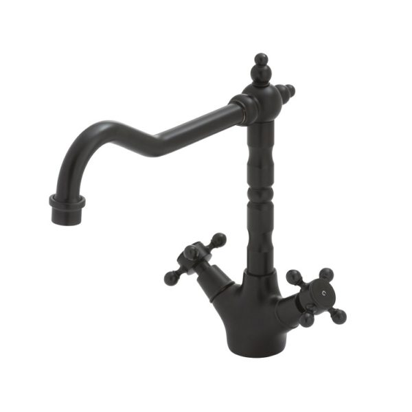 lillian sink shepherds crook mixer black