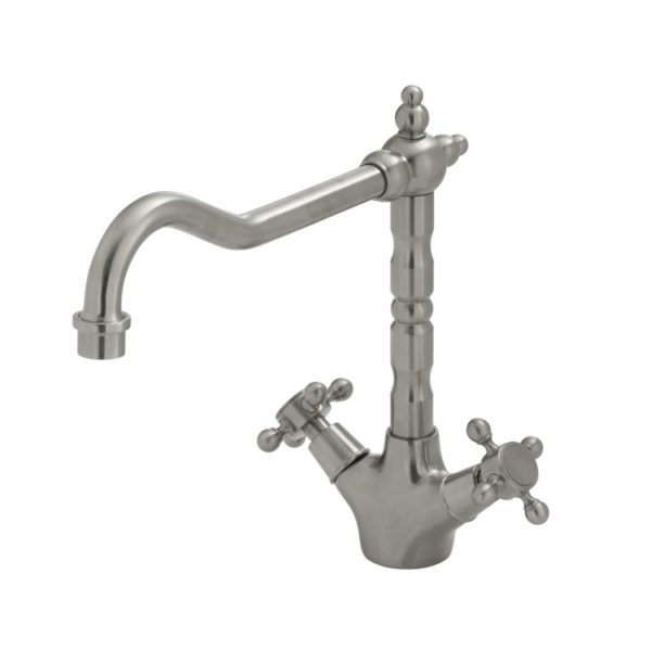 lillian sink shepherds crook mixer brushed