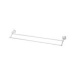 nostalgia double towel rail 760mm chrome