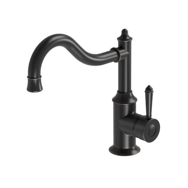 nostalgia sink mixer 220mm shepherds crook antique black