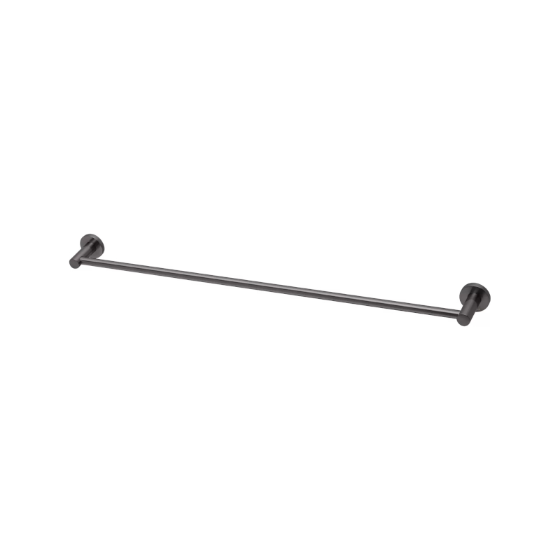 phoenix-radii-single-towel-rail-800mm-round-plate_BrushedCarbon_RA803-31