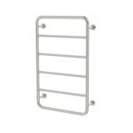 vivid slimline towel ladder 800×500 mm brushed nickel