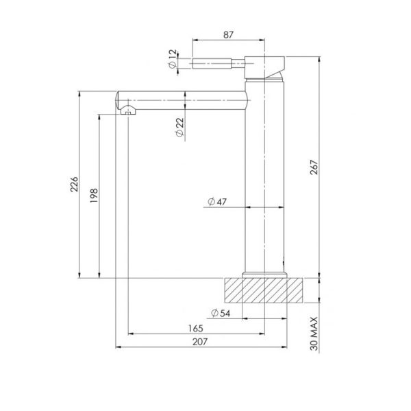 vivid vessel mix 165mm spec