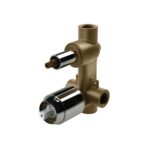 Builders Shower Bath Diverter Mixer Body Only chrome