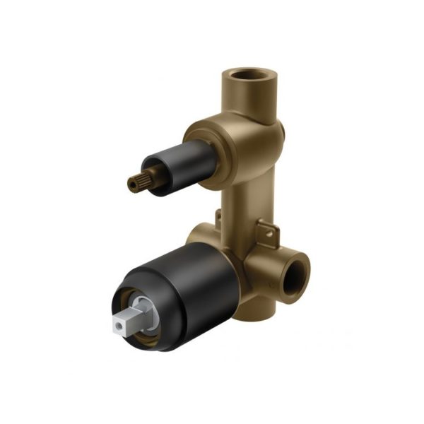 Builders Shower Bath Diverter Mixer Body Only matte black