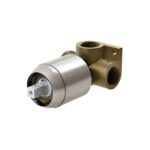 Builders Shower Wall Mixer Body Only Brushed Nickel