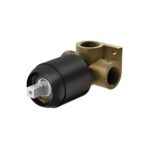 Builders Shower Wall Mixer Body Only Matte Black