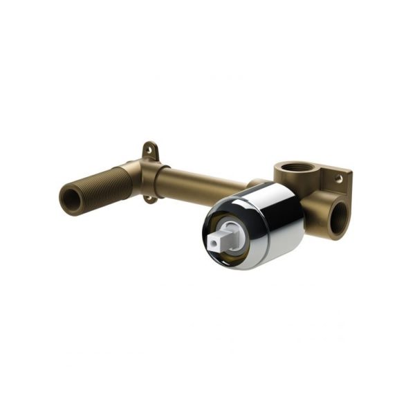 Builders Wall Mixer Set Breech Only chrome