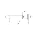 Vivid Pin Lever Bath Set 200mm spec