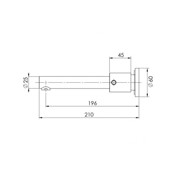 Vivid Pin Lever Bath Set 200mm spec
