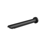 Vivid Wall Bath Outlet 32 x 300mm Angled matte black