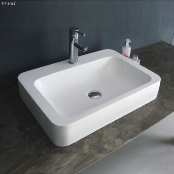 Fienza Rondo 600 Solid Surface Basin CSB010 Lifestyle