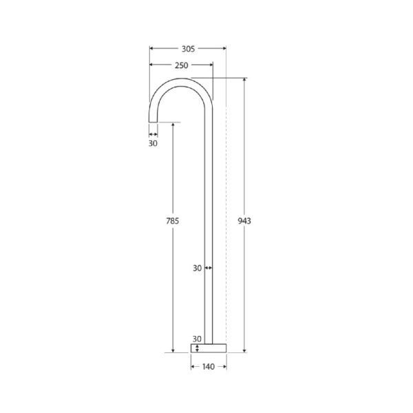 ISABELLA, KAYA, HUSTLE Floor Mounted Outlet