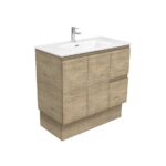 Joli Edge Scandi Oak 900 Vanity on Kickboard