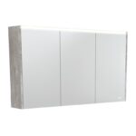 Fienza LED Mirror Cabinet with Industrial Side Panels