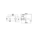 ALOE WALL PLATE MIXER spec