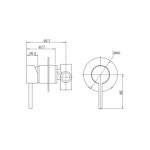 ANISE (HOLLI) SHOWER WALL MIXER spec