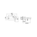 COCOA (AMANE) WALL PLATE MIXER spec