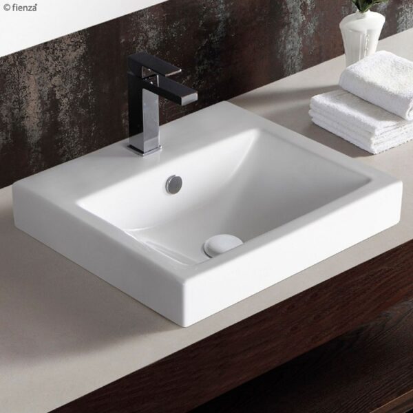 Fienza Low Profile Semi Inset Basin TR4034A Lifestyle