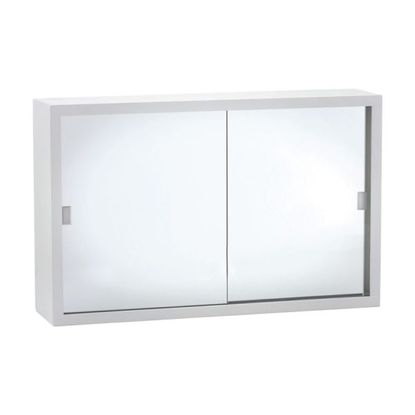 Fienza Metal Cabinet with Mirror Doors