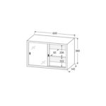 Metal Cabinet with Glass, Acrylic Mirror Doors spec