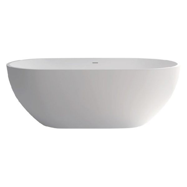 NERO 1780 Matte White Stone Bath
