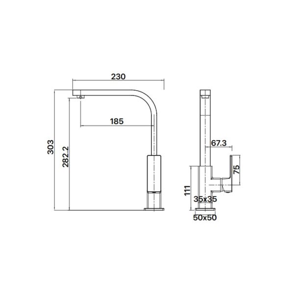 SAGE SINK MIXER spec
