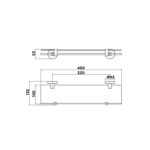 CEDAR (ZETO) GLASS SHELF spec