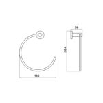 CEDAR (ZETO) TOWEL RING spec