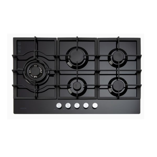 ECT900GBK 90cm Gas on Glass Cooktop