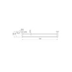 Mixx Mint (Square) Double Towel Rail