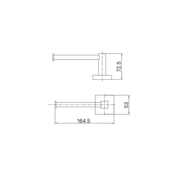 Mixx Mint (Square) Toilet Roll Holder