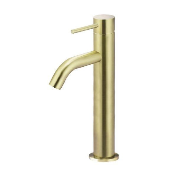 Meir Piccola Tall Basin Mixer tiger bronze