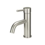 ROUND BASIN MIXER CURVED BN