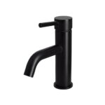ROUND BASIN MIXER CURVED MB
