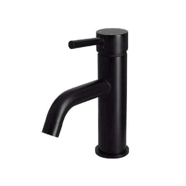 ROUND BASIN MIXER CURVED MB