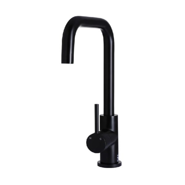ROUND KITCHEN MIXER TAP SQUARE SPOUT MB