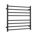 Thermogroup SR33MB Matte Black Round Ladder Heated Towel Rail