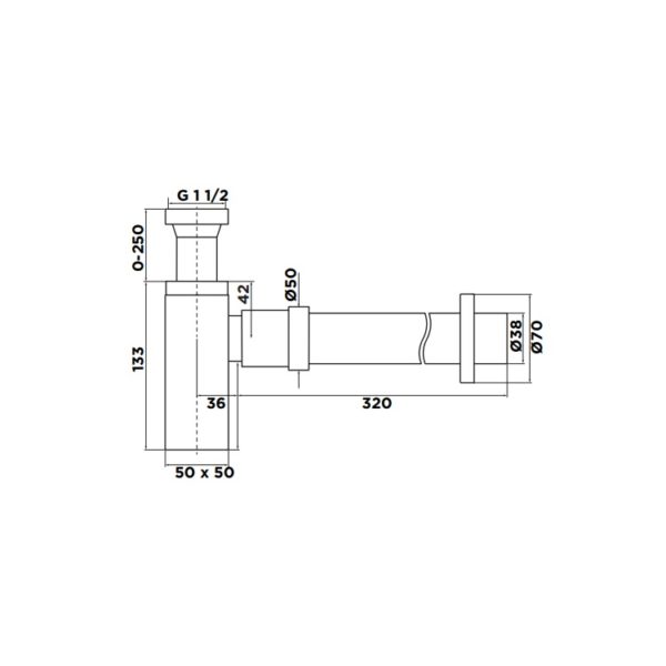 Mixx Square Bottle Trap