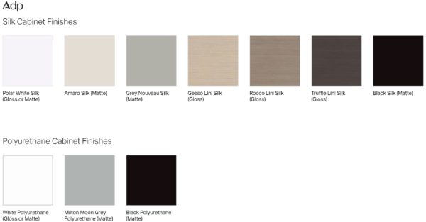 ADP Polyurethane or Silk Finishes