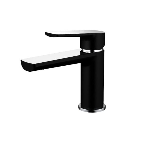 Akemi Basin Mixer Black & Chrome BB
