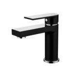 Kiato Basin Mixer Black & Chrome BB
