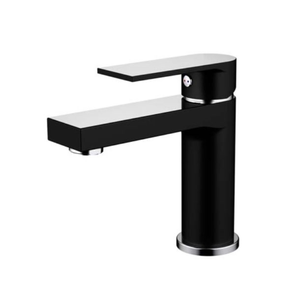 Kiato Basin Mixer Black & Chrome BB