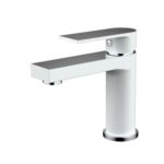 Kiato Basin Mixer White & Chrome BB